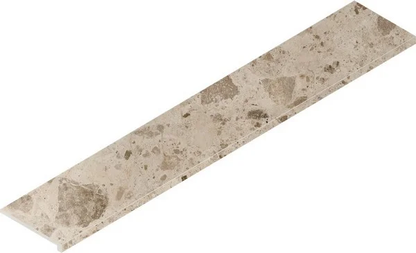 Керамогранит Italon Континуум Стоун Беж Ступень угловая правая 33х160 (Натуральная) в Волгограде
