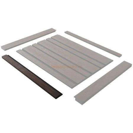 Финишный молдинг LF124A BR396K правый декорированный (42х12х2700мм) в Волгограде