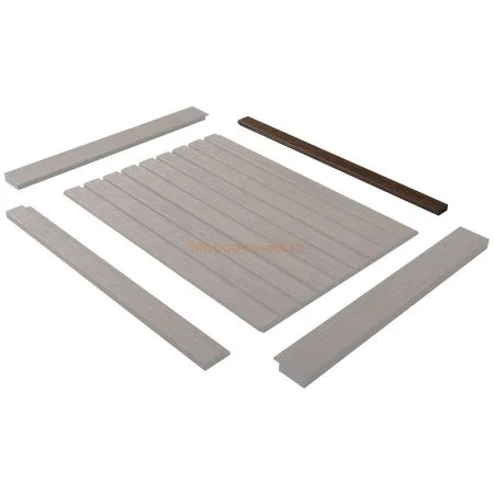 Финишный молдинг LF124B BR396 левый декорированный (31х12х2700мм) в Волгограде