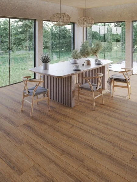 Ламинат Egger PRO 8/33 4V Large Aqua+ Дуб Шерман коньяк коричневый EPL184 в Волгограде