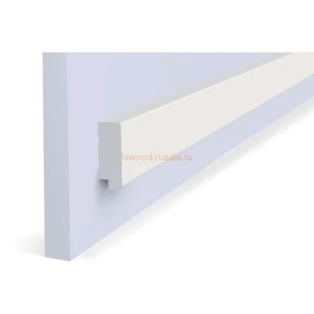 Финишный молдинг LF124B NP левый белый (31х12х2700мм) в Волгограде