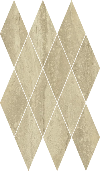 Керамогранит Italon Шарм Эдванс Травертино 28х48 мозаика Даймонд (Люкс) в Волгограде