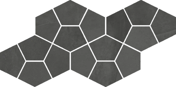 Мозаика Континуум Петрол Призм 20,5х41,3