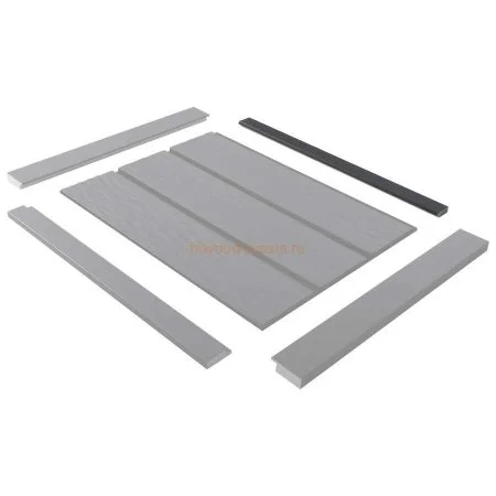 Финишный молдинг LF124B GR15K левый декорированный (31х12х2700мм) в Волгограде