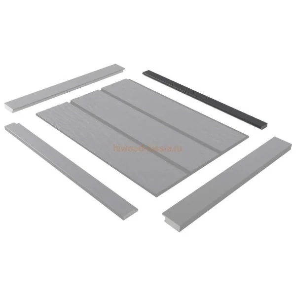 Финишный молдинг LF124B GR15K левый декорированный (31х12х2700мм) в Волгограде