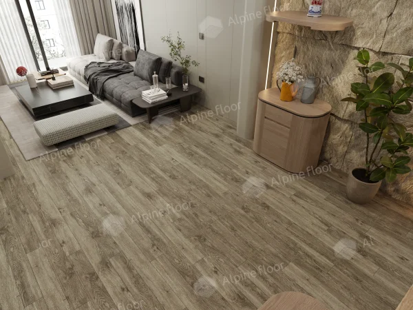 Каменно-полимерная плитка Alpine Floor Grand Sequoia Village Венге Грей ECO 11-807 4мм, 43 класс в Волгограде