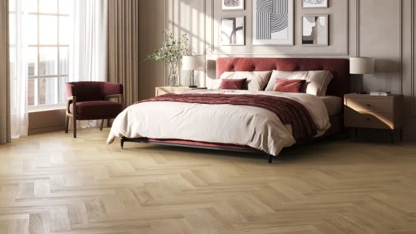 Паркетная доска Quartz Parquet Английская Ёлка Дуб Лимба 33-405 в Волгограде