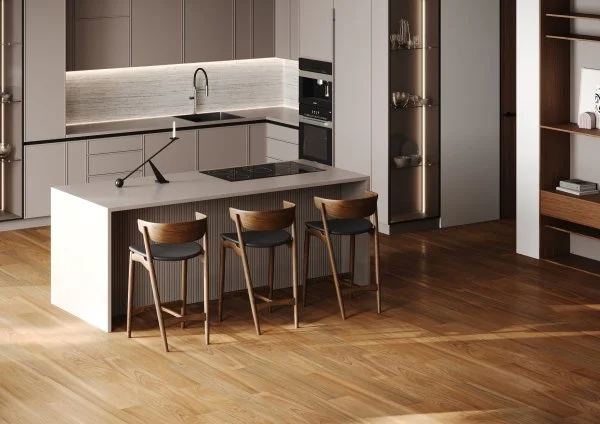 Паркетная доска Quartz Parquet Классик 5 мм Дуссия Африканская 550-63 в Волгограде