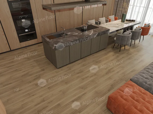 Каменно-полимерная плитка Alpine Floor Grand Sequoia Village Вайпуа ECO 11-1907 4мм, 43 класс в Волгограде