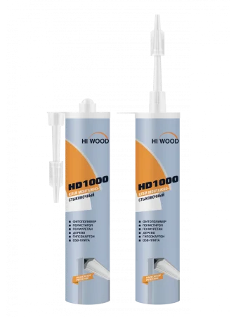 Монтажно-стыковочный клей HiWood HD1000 Белый 280 ml в Волгограде