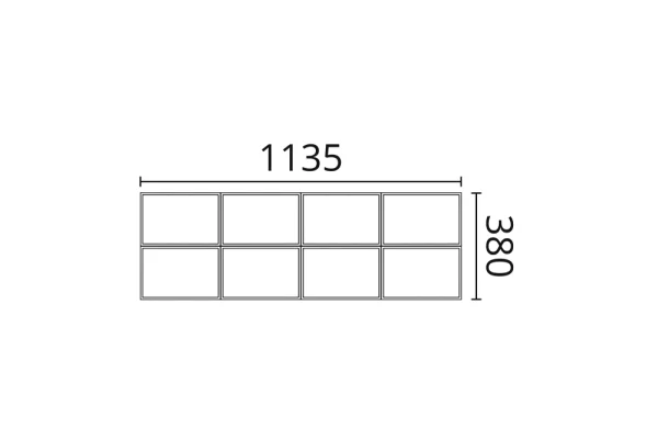 Декоративная панель NMC Arstyl Bump (113.5x38x4.3 см) в Волгограде