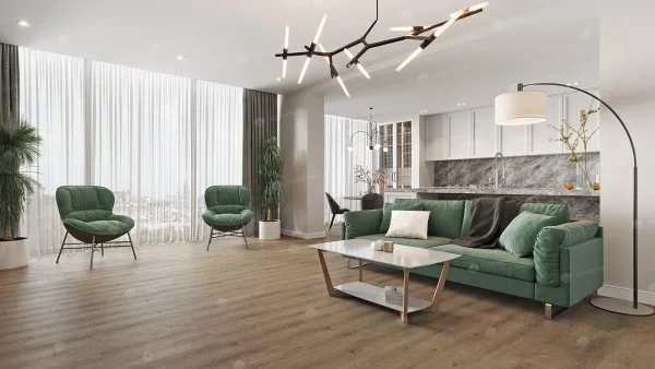 Каменно-полимерная плитка Alpine Floor Solo Plus Ларгетто ЕСО 14-301, 4 мм, 43 класс в Волгограде