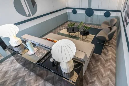 Пробковое покрытие CorkStyle Chevron Silver в Волгограде