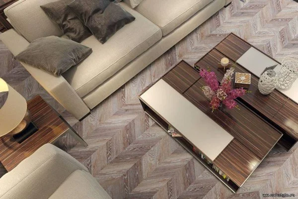 Пробковое покрытие CorkStyle Chevron Brown (1235*305*6 мм) HC в Волгограде
