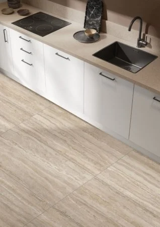 Керамогранит Vitra CityStone Травертин Линейный 60х120 (Натуральная и Реттифицированная) в Волгограде