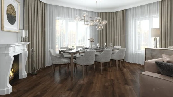Каменно-полимерная плитка Alpine Floor Real Wood Дуб Мокка ECO 2-2, 6 мм 43 класс в Волгограде
