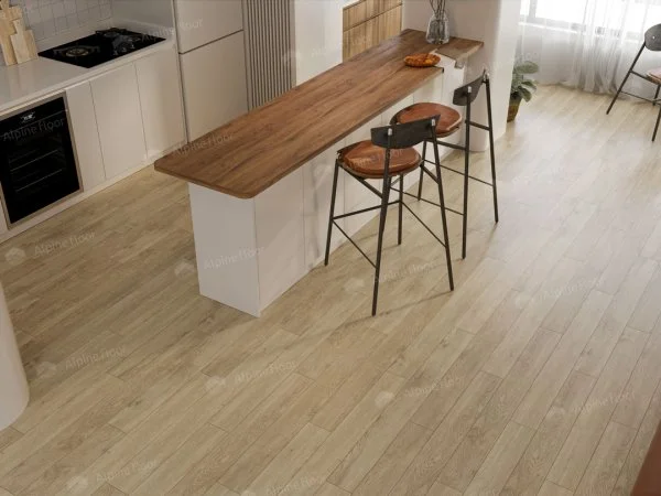 Каменно-полимерная плитка Alpine Floor Grand Sequoia Village Миндаль ECO 11-607 4мм, 43 класс в Волгограде