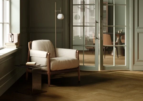 Паркетная доска Quartz Parquet Штучный паркет Дуб Кедровый Латте 44-1258-59 в Волгограде