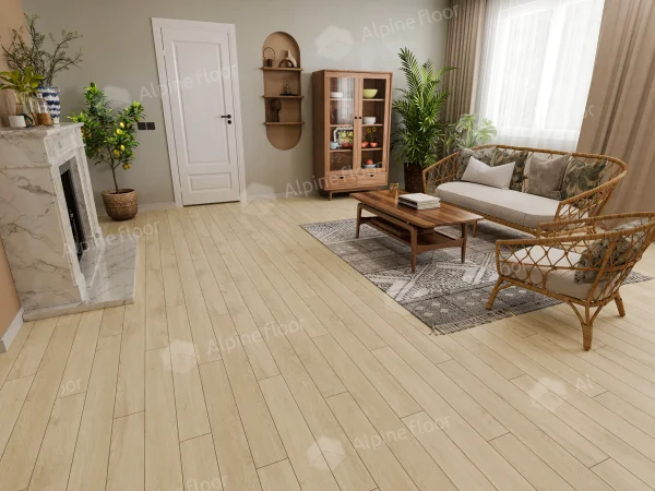 Каменно-полимерная плитка Alpine Floor Grand Sequoia Village Камфора ECO 11-507 4мм, 43 класс в Волгограде