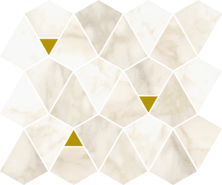 Керамогранит Italon Этернум Каррара Мозаика Вертекс 25.8х30 (Натуральная) в Волгограде