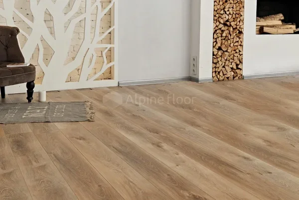 Кварц-виниловая плитка Alpine Floor Premium XL Дуб Природный Изысканный ЕСО 7-6, 8 мм. 43 класс в Волгограде