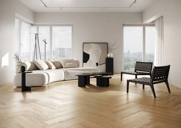 Паркетная доска Quartz Parquet Английская Ёлка Дуб Тоскана 33-407 в Волгограде