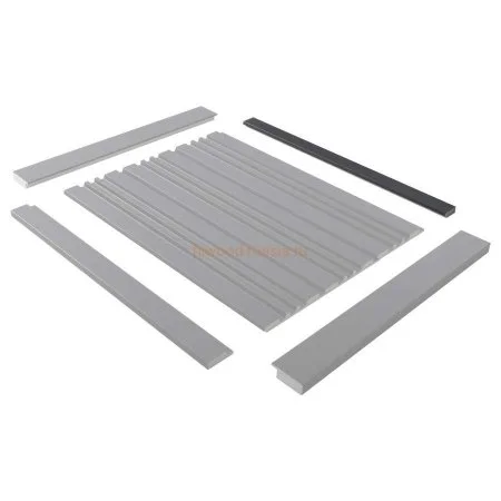 Финишный молдинг LF124B GR3 левый декорированный (31х12х2700мм) в Волгограде