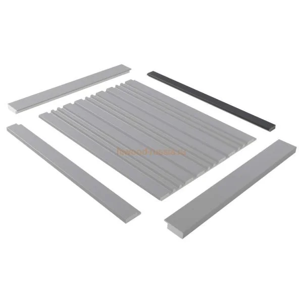 Финишный молдинг LF124B GR3 левый декорированный (31х12х2700мм) в Волгограде