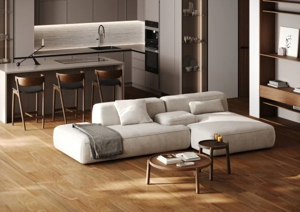 Паркетная доска Quartz Parquet Классик 5 мм Дуссия Африканская 550-63 в Волгограде