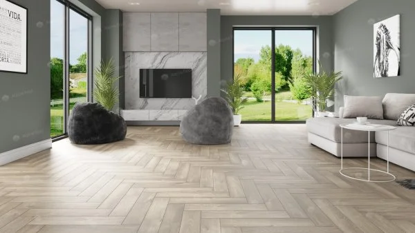 Кварц-виниловая плитка Alpine Floor Parquet Дуб Натуральный Отбеленный ЕСО 16-5 2.5 мм. 43 класс в Волгограде