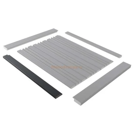 Финишный молдинг LF124A GR3 правый декорированный (42х12х2700мм) в Волгограде