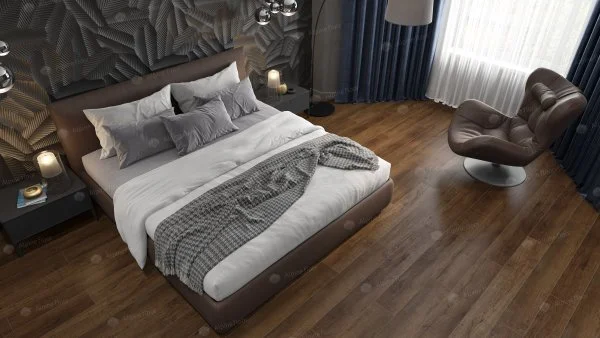 Кварц-виниловая плитка Alpine Floor Premium XL Дуб Шоколадный ЕСО 7-18, 8 мм. 43 класс в Волгограде