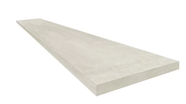 Керамогранит Coliseum Экспо Уайт Ступень угловая правая (Натуральный, 33х60) в Волгограде