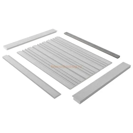 Финишный молдинг LF124B S339S левый декорированный (31х12х2700мм) в Волгограде