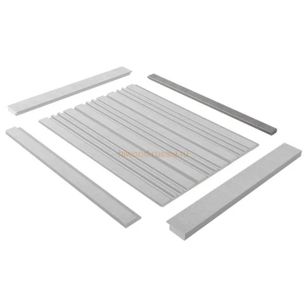 Финишный молдинг LF124B S339S левый декорированный (31х12х2700мм) в Волгограде