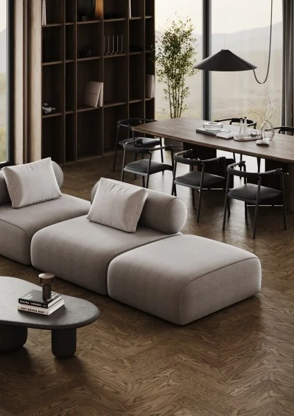 Паркетная доска Quartz Parquet Штучный паркет Дуб Брауни 44-413 в Волгограде