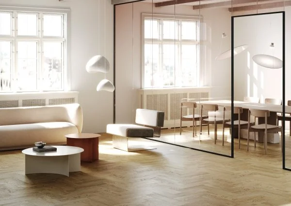 Кварц-виниловая плитка Fargo Herringbone 44-5003-4 Дуб Неаполь в Волгограде