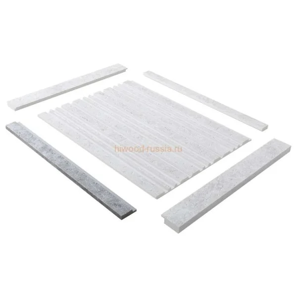 Финишный молдинг LF124A W50 правый декорированный (42х12х2700мм) в Волгограде