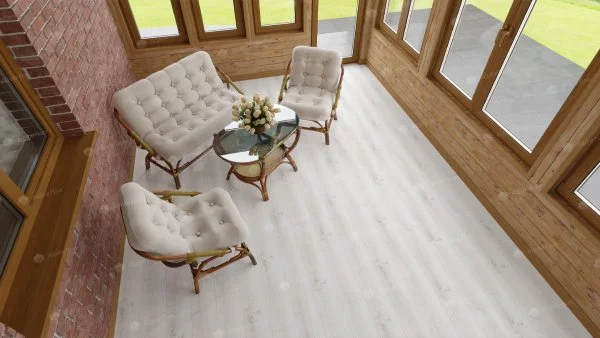 Каменно-полимерная плитка Alpine Floor Classic Дуб Выбеленный ECO 182-8, 4мм 43 класс в Волгограде