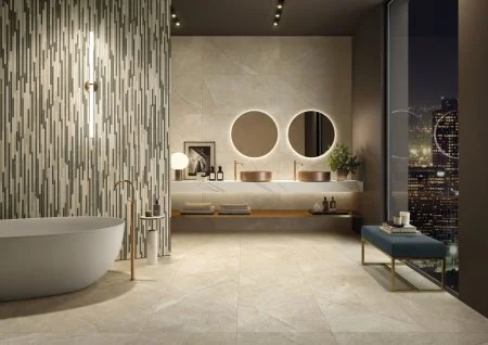 Керамогранит Italon Метрополис Вставка Стрип Ворм 26х75 (Натуральная) в Волгограде