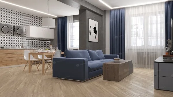 Кварц-виниловая плитка Alpine Floor Sequoia Секвойя Коньячная ECO 6-2 3.2 мм. 43 класс в Волгограде