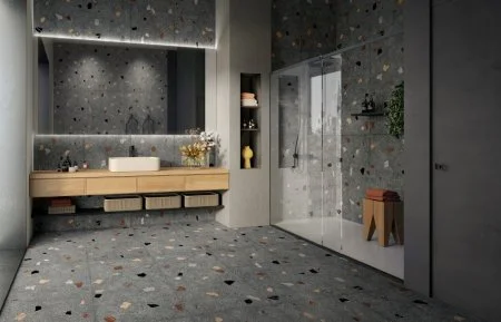 Керамогранит Coliseum Палладио Блэк 60х120 (Натуральный и Реттифицированный) в Волгограде