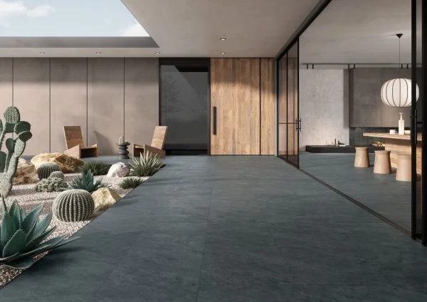 Керамогранит Vitra QuarStone Антрацит 60х60 (Натуральная и Реттифицированная) в Волгограде