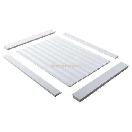 Финишный молдинг LF124A NP правый белый (42х12х2700мм) в Волгограде