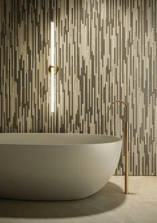 Керамогранит Italon Метрополис Вставка Стрип Ворм 26х75 (Натуральная) в Волгограде