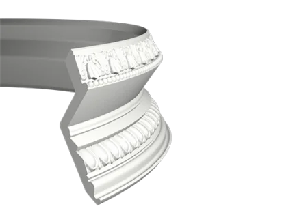 Карниз Европласт 1.50.137 гибкий 2,0 м в Волгограде