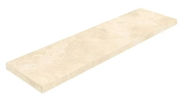 Керамогранит Coliseum Аурелия Уайт Ступень угловая левая (Натуральный, 33х120) в Волгограде