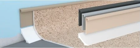 Коннелюрный плинтус Bonkeel Нижняя белая часть (22х22х2200мм) в Волгограде