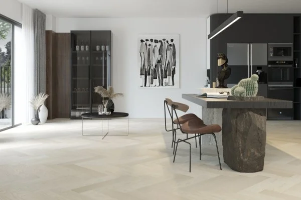 Паркетная доска Quartz Parquet Английская Ёлка Дуб Песочный 33-408 в Волгограде