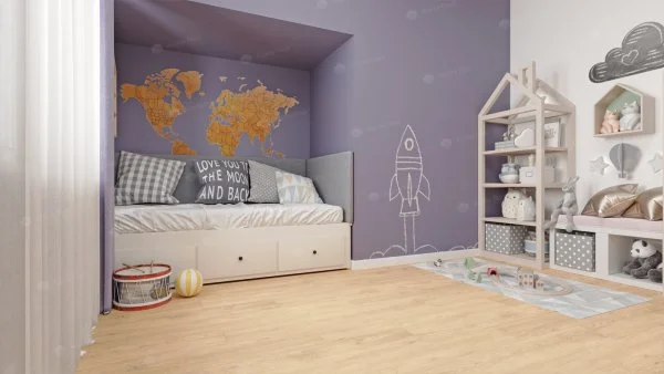 Каменно-полимерная плитка Alpine Floor Classic Дуб Ваниль Селект ECO 106-3, 4мм 43 класс в Волгограде